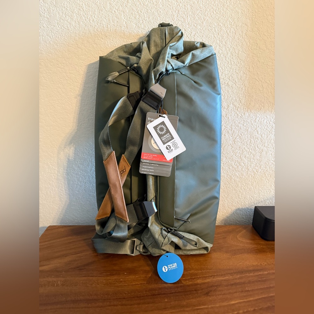NWT Peak Design Travel Duffel 35L Sage
